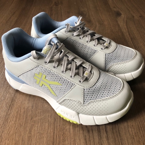 KURU Quantum 2 Dove Gray-Pale Lime-2.0 Sneakers Size 9 Medium Shoes - Picture 3 of 17
